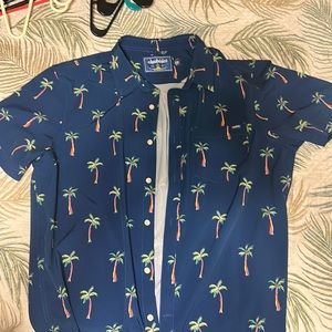 Mens button down short sleeve